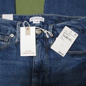 Good American Jeans Women's Size 0/25 Classic Blue Stretch